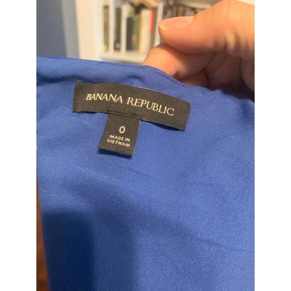 Banana Republic Voltage Blue Open Back Mini Cutout, size 0 - Picture 5 of 6